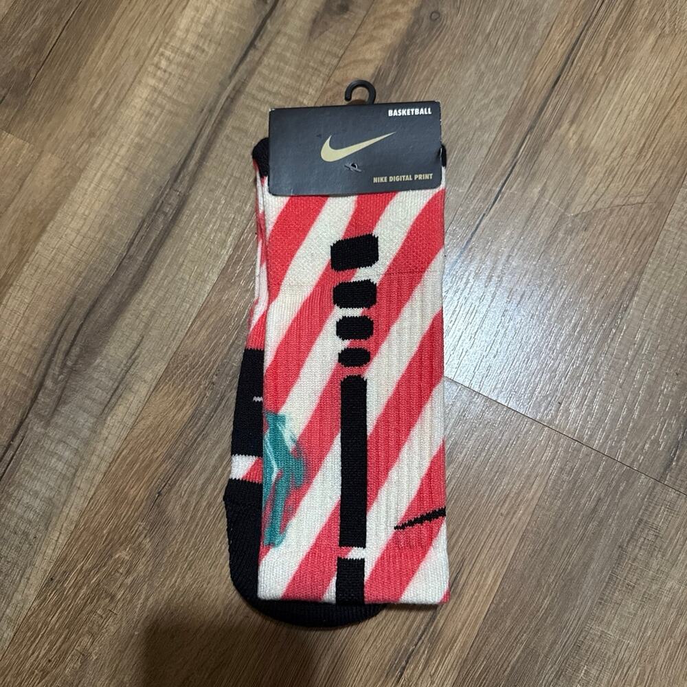 2014 Nike Digital Print KD Elite Basketball Crew Socks